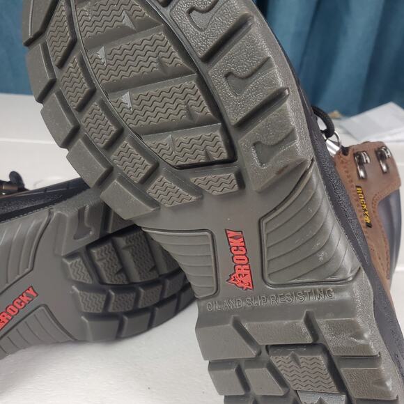 Gopcore Hiking Work Boot Waterproof Leather Composite Toe Rocky Size W6.5 NWOT - Picture 13 of 16